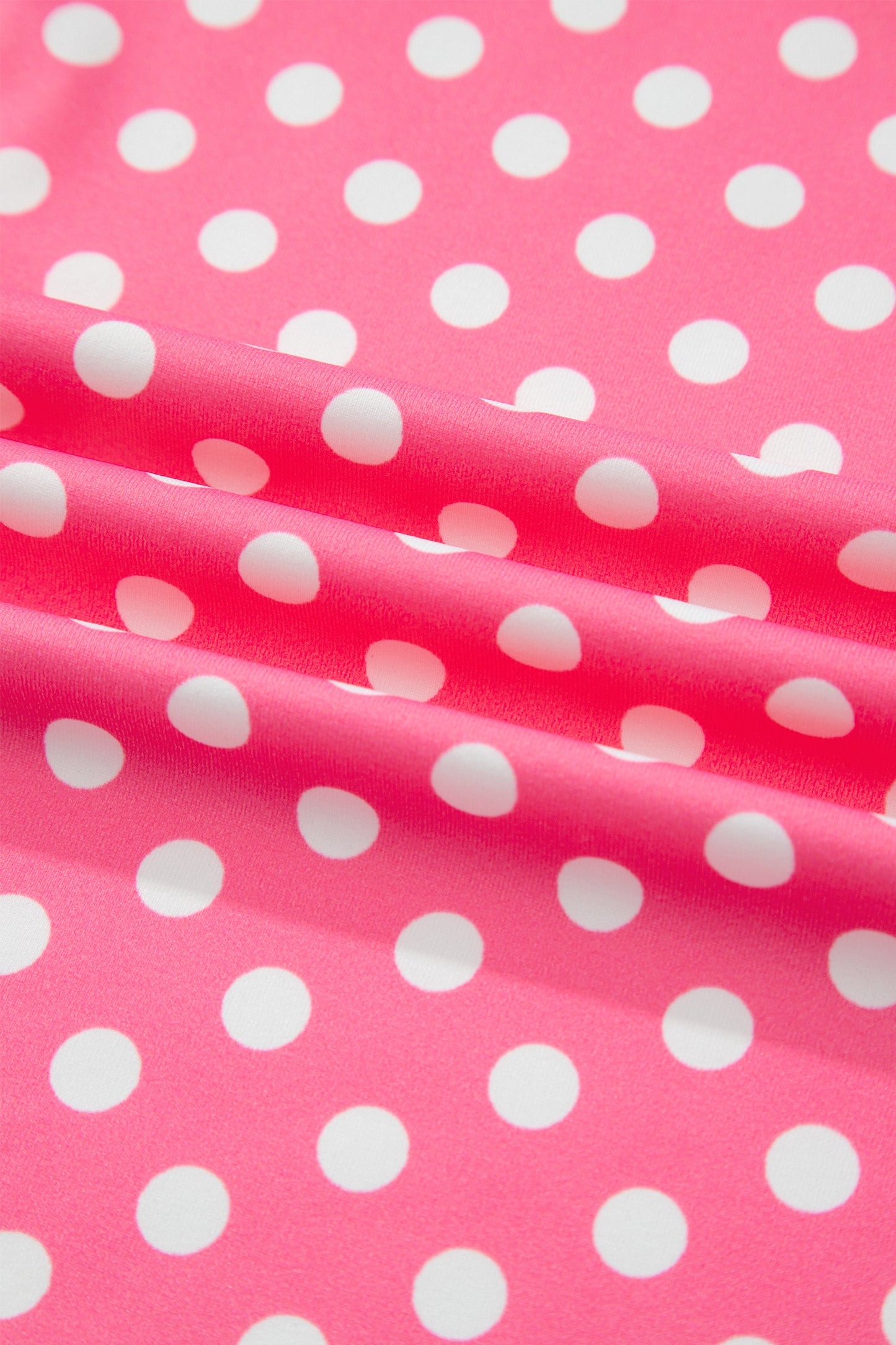 Blue Polka Dot Print Slim Tank Loose Pants 2pcs Outfit