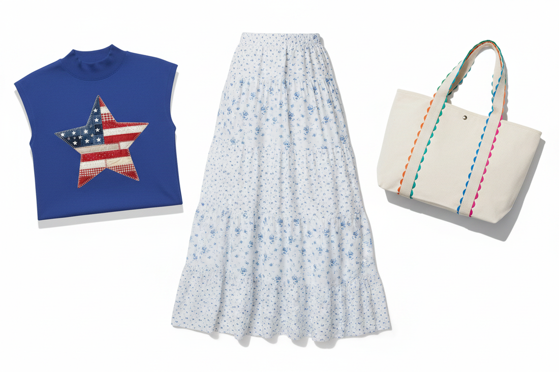 Shop The Look: Sky Blue Boho Summer Set