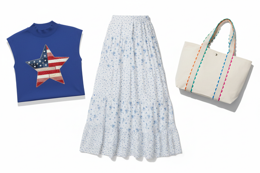 Shop The Look: Sky Blue Boho Summer Set