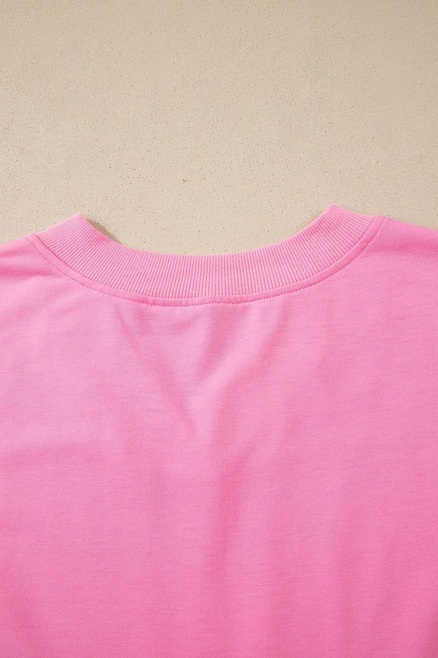 Sachet Pink V Neck Short Sleeve Top Drawstring Shorts 2pcs Set