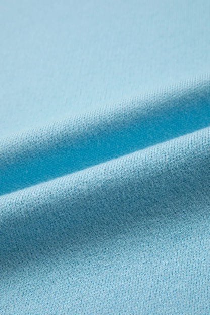Myosotis Scalloped Hem 3/4 Sleeve Sweater Top