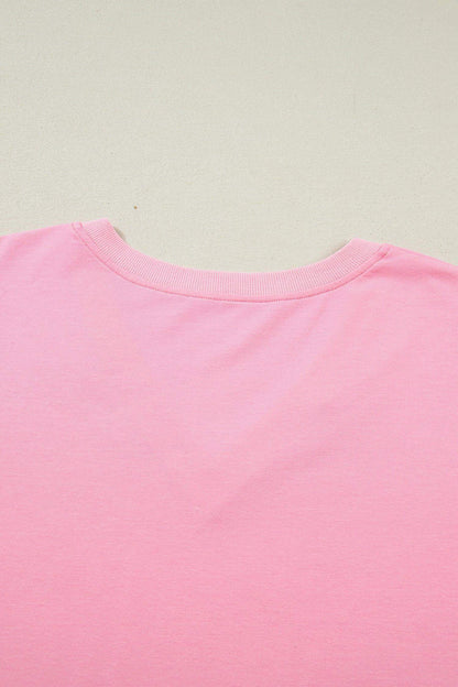 Bonbon V Neck Pleated Short Puff Sleeve Plus Size Blouse - Sweet Fashion Wholesale