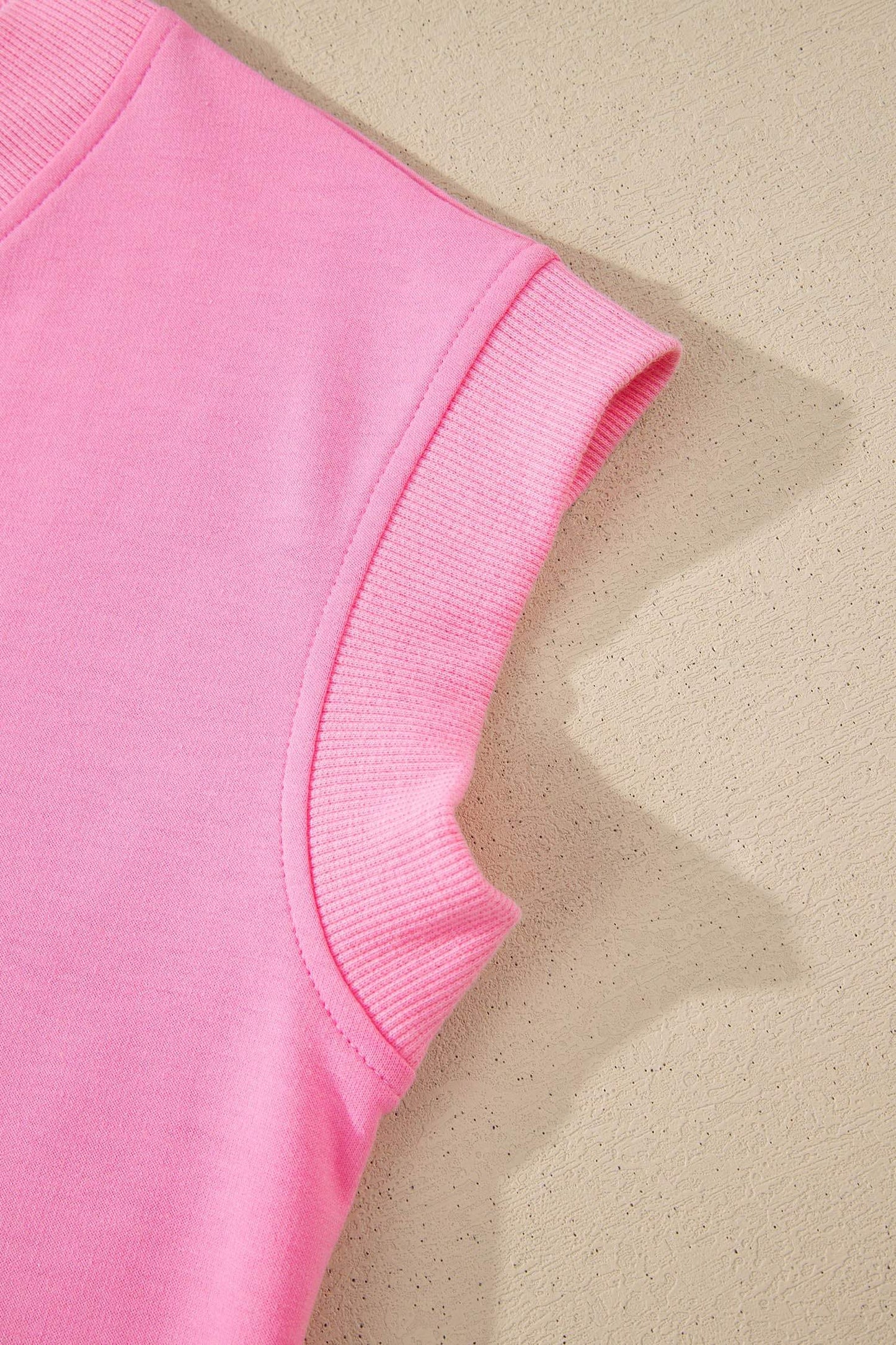 Sachet Pink V Neck Short Sleeve Top Drawstring Shorts 2pcs Set