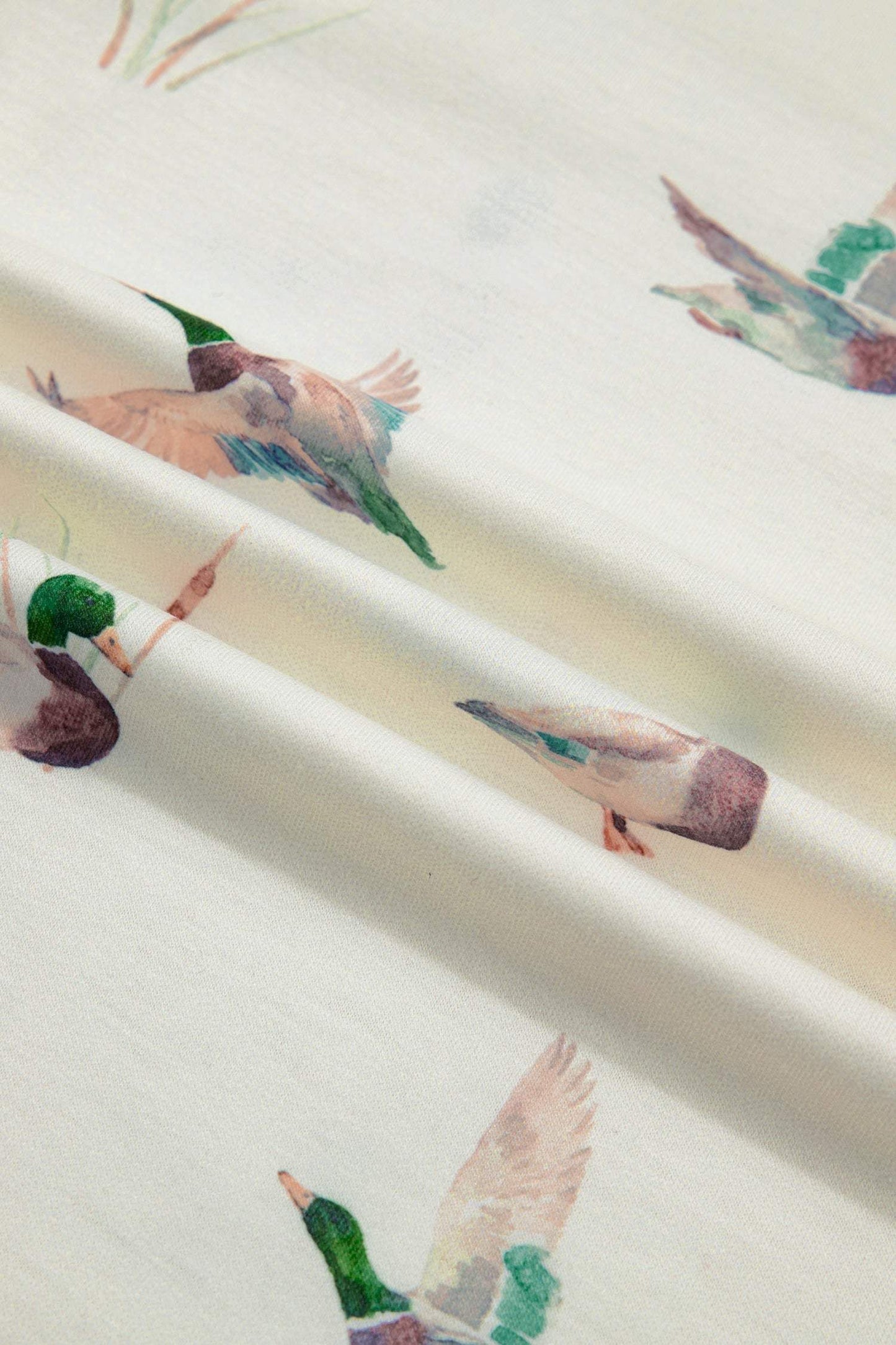 Beige Mallard Print Western Style Tank Top