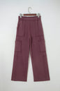Mineral Red Mineral Wash Cargo Patched Pocket Utility Sweatpants - Sweet Fashion Wholesale