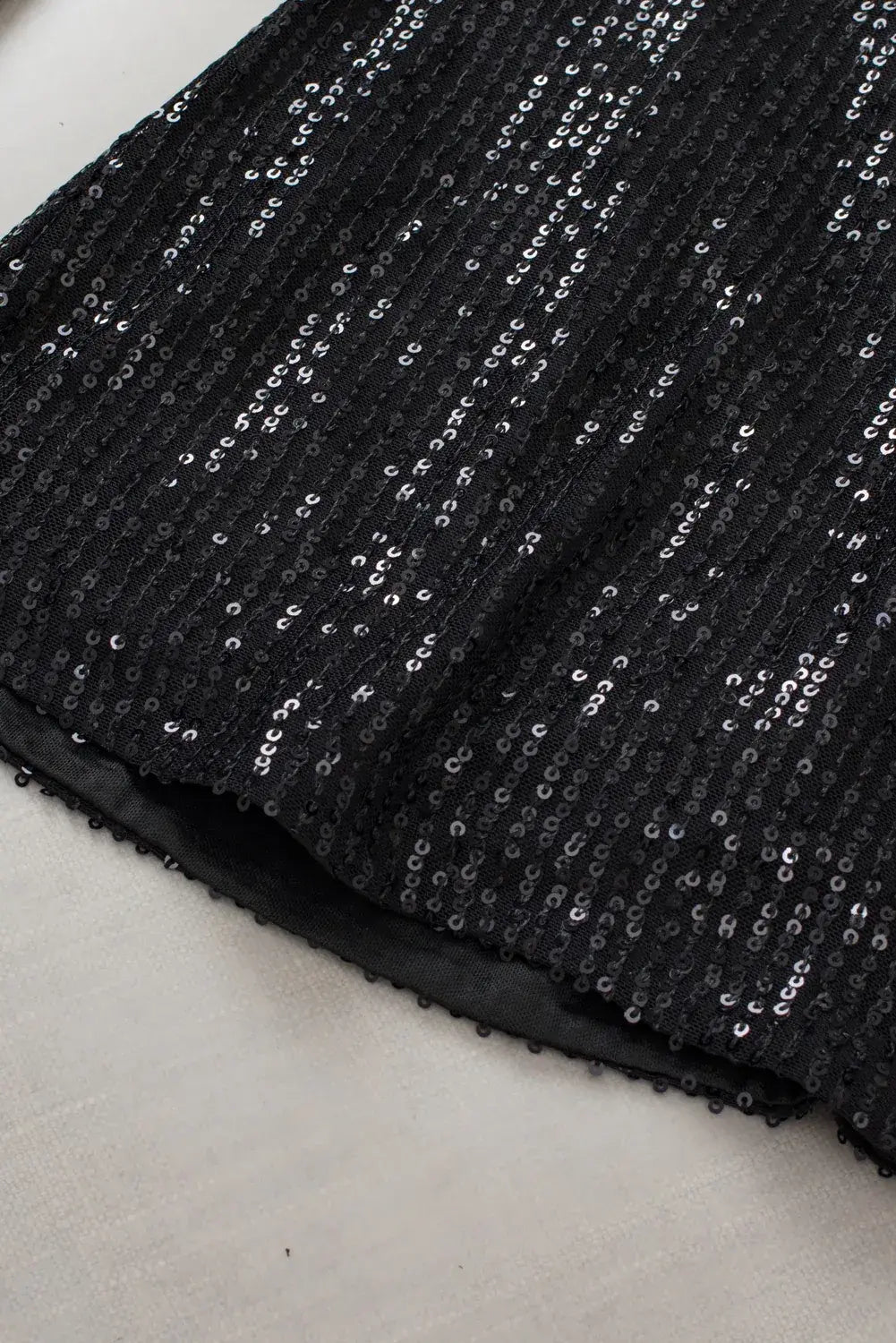 Black Sequin Wide Leg Pants - Sweet Fashion Wholesale