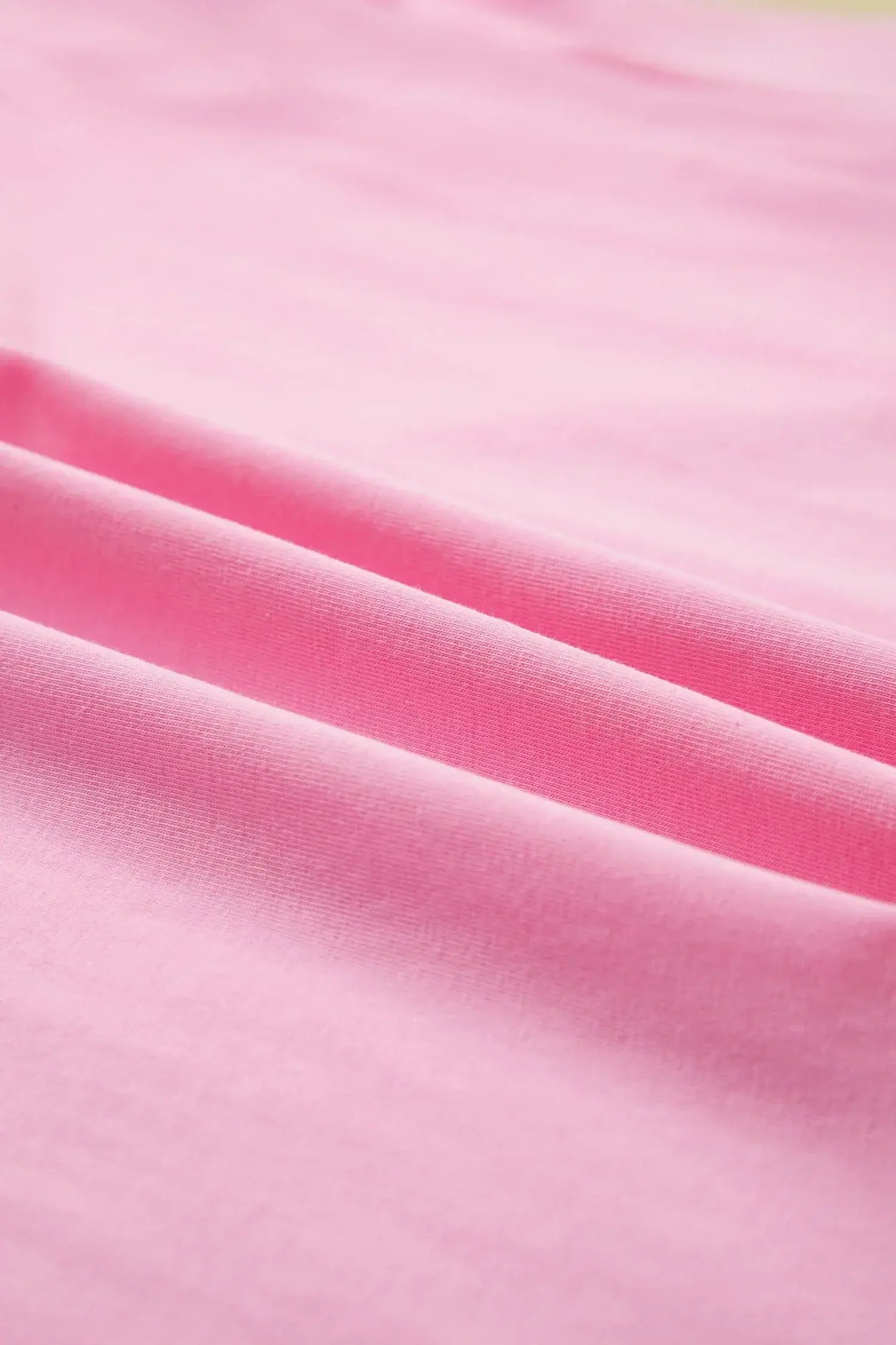 Pink Eyelash Floral Lace Patchwork Half Sleeve Oversize Tee - Sweet Fashion Wholesale