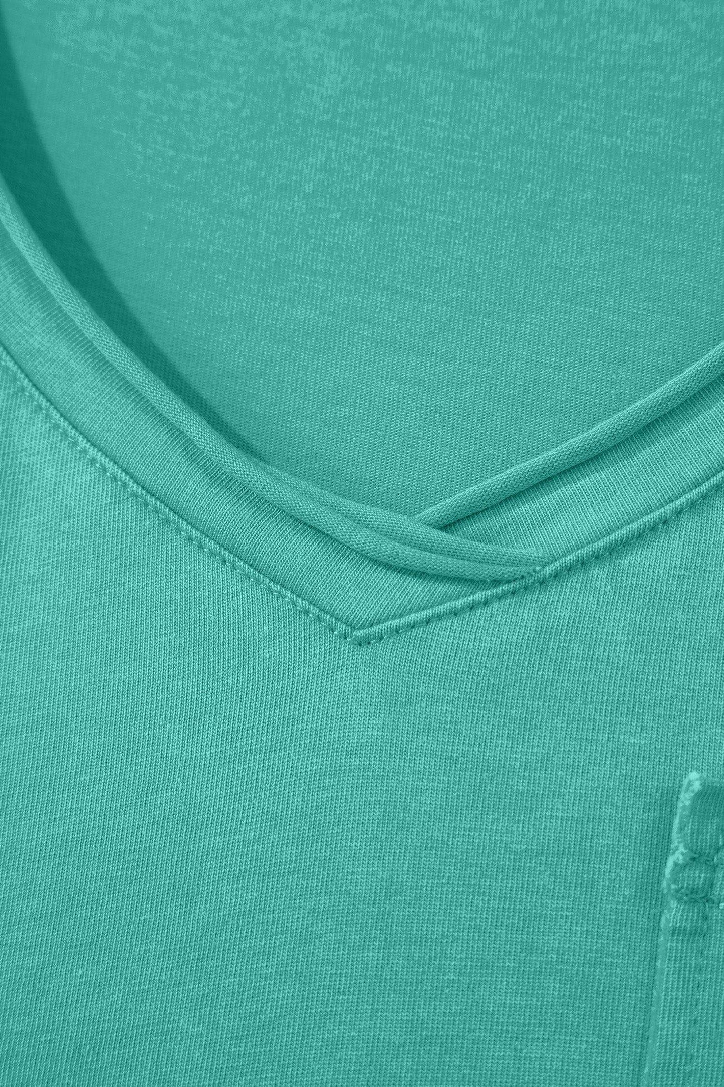 Mint Green Cotton Mineral Wash T Shirt - Sweet Fashion Wholesale