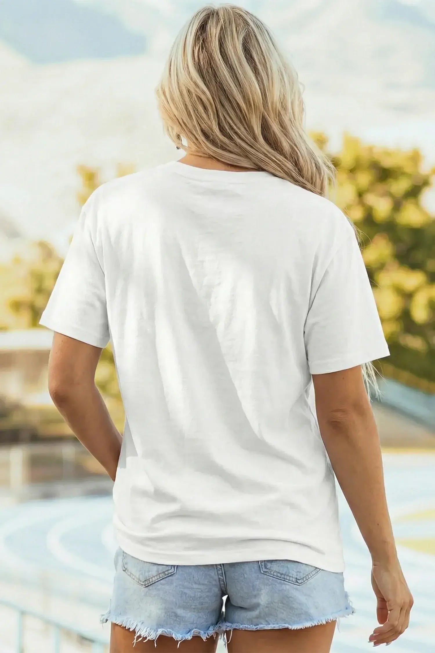 White Busy Raising Ballers Cool Mom Tee - Sweet Fashion Wholesale