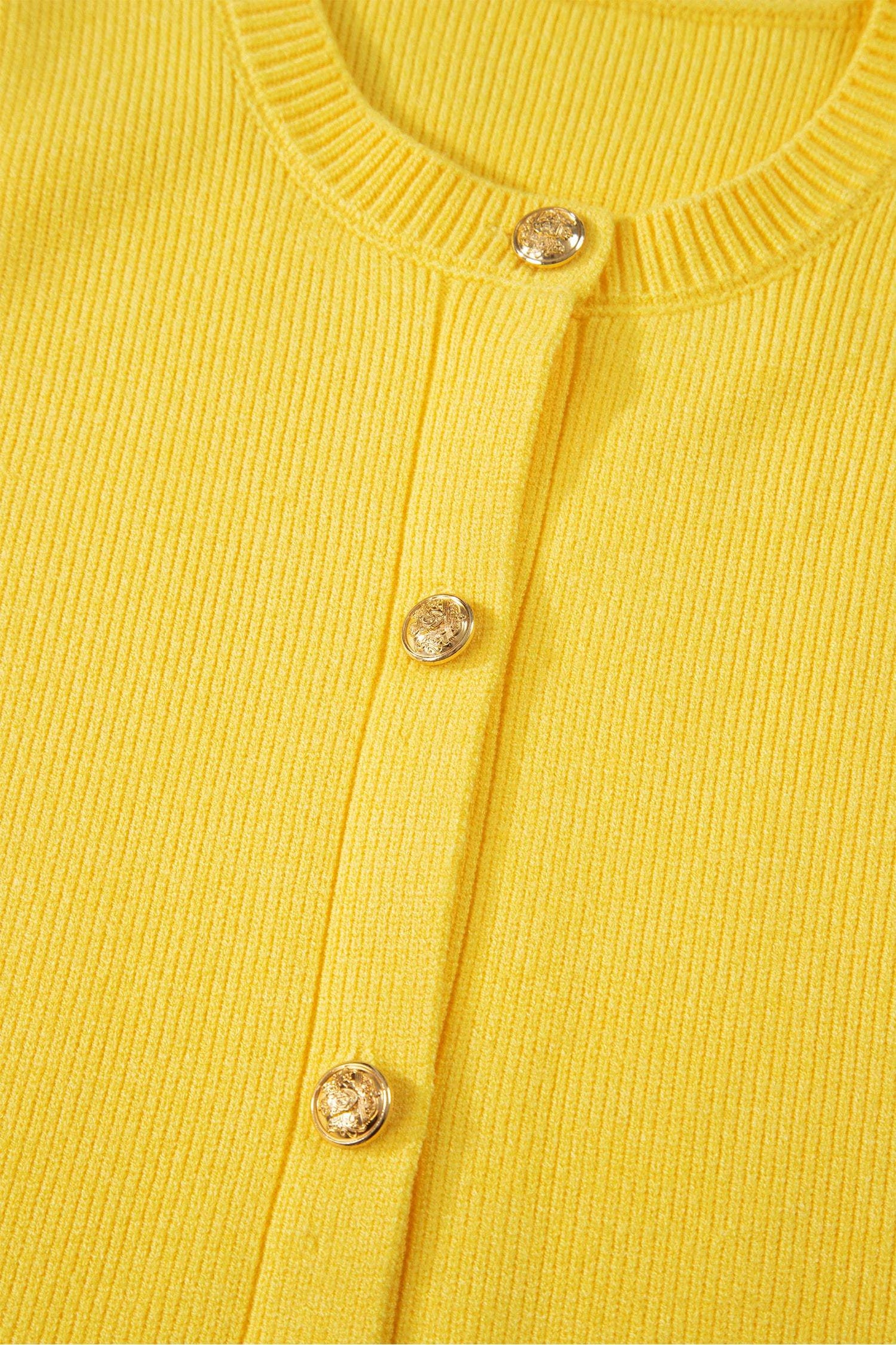 White Solid Color Sleeveless Knit Button Pocketed Sweater