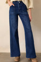 Ashleigh Blue Daily Fashion Straight Leg Mid-rise Shift Jeans - Sweet Fashion Wholesale