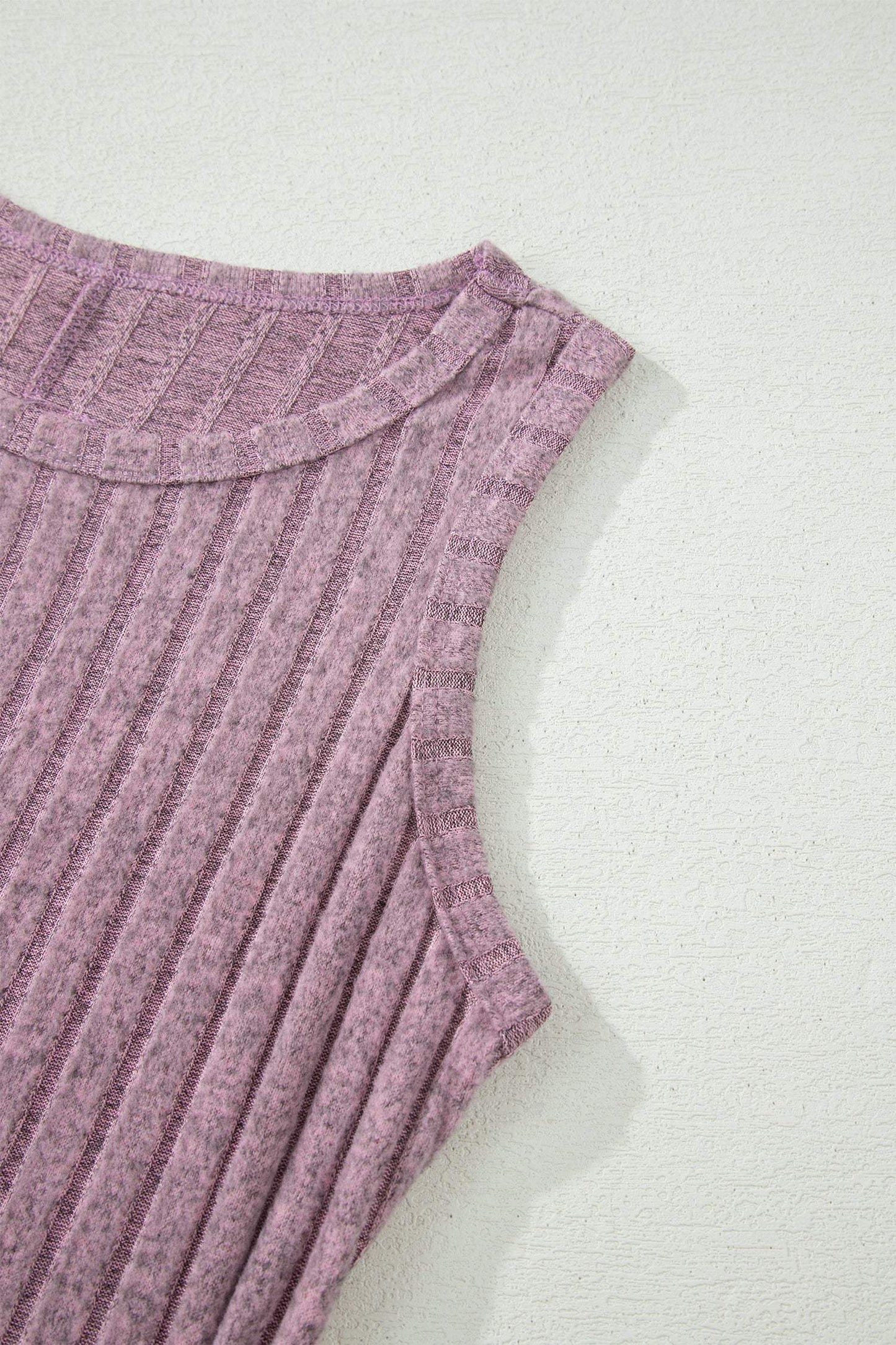 Bonbon Slim Ribbed Mineral Wash Tank Top
