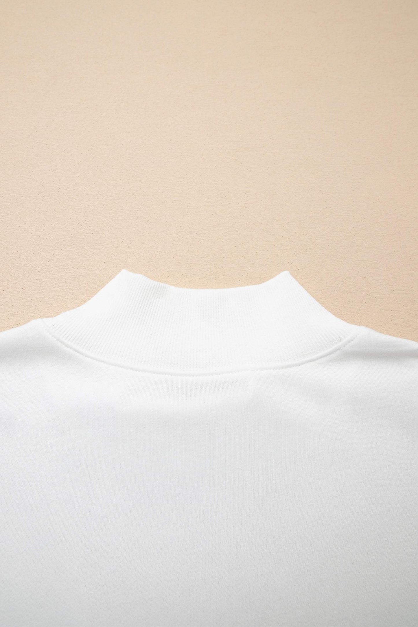 Sky Blue Solid Color High Neck Cap Sleeve Loose Top