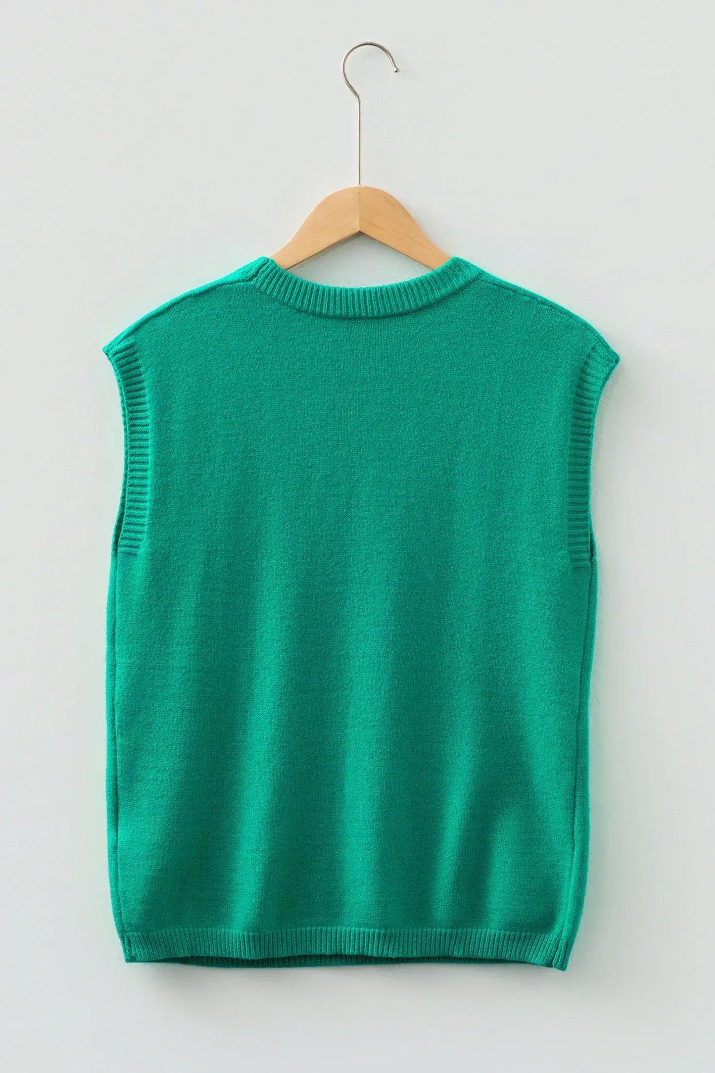 Bright Green Horse Bit Embroidered Loose Short Sleeve Sweater - Sweet Fashion Wholesale