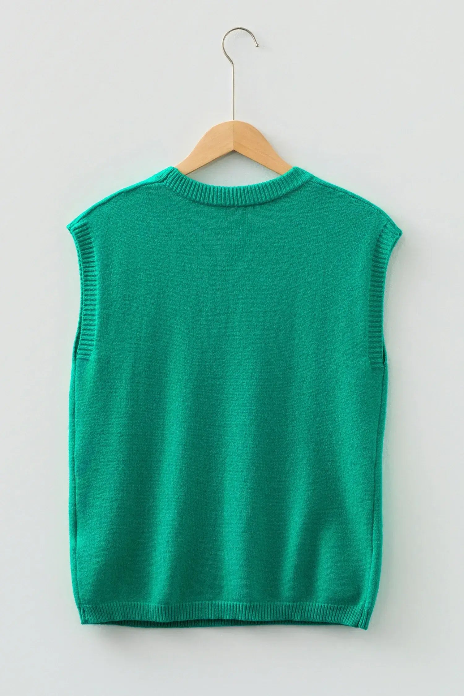 Bright Green Horse Bit Embroidered Loose Short Sleeve Sweater - Sweet Fashion Wholesale
