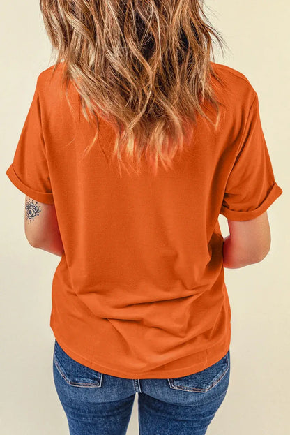 Mint Green Casual Plain Crew Neck Tee - Sweet Fashion Wholesale