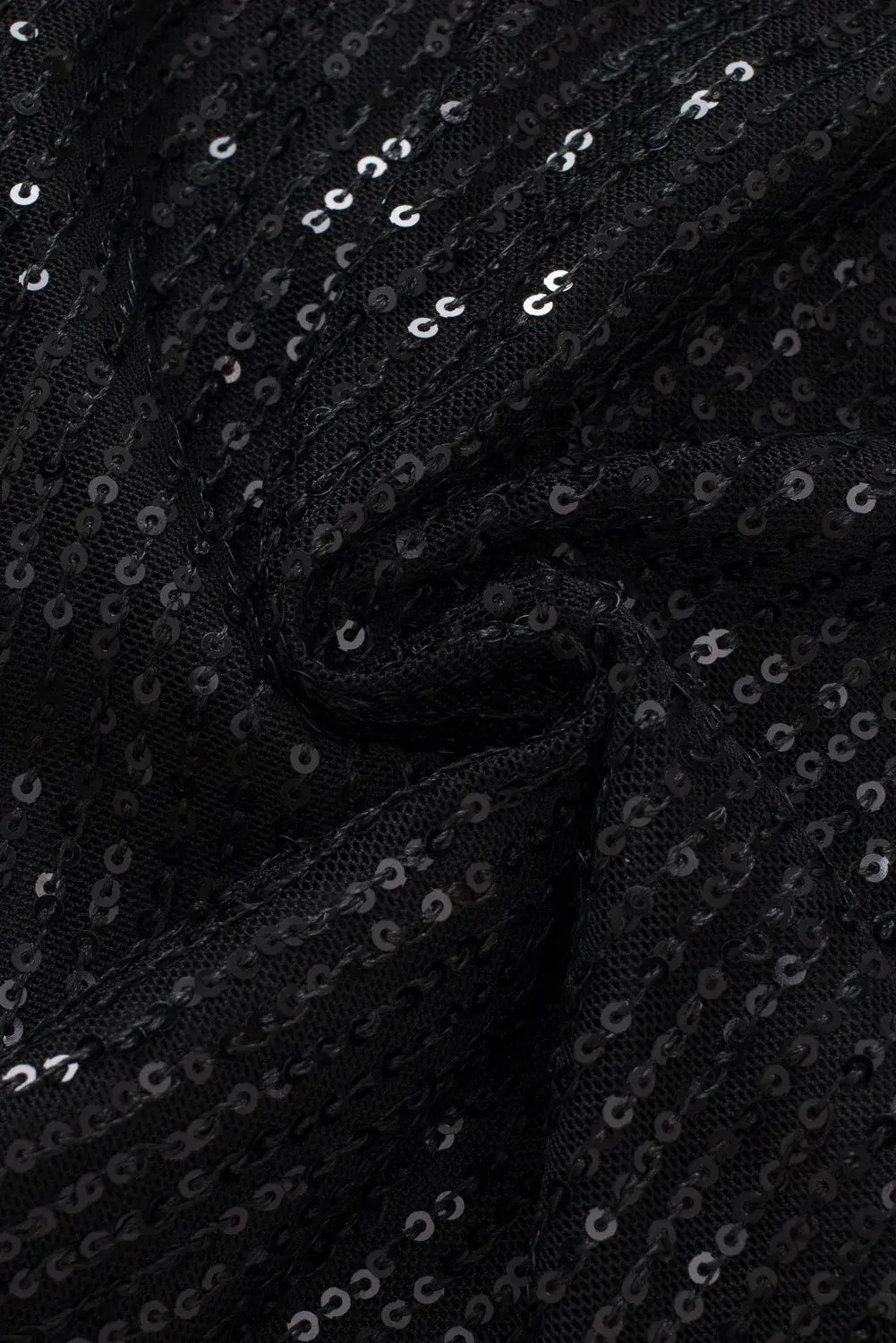 Black Sequin Wide Leg Pants - Sweet Fashion Wholesale