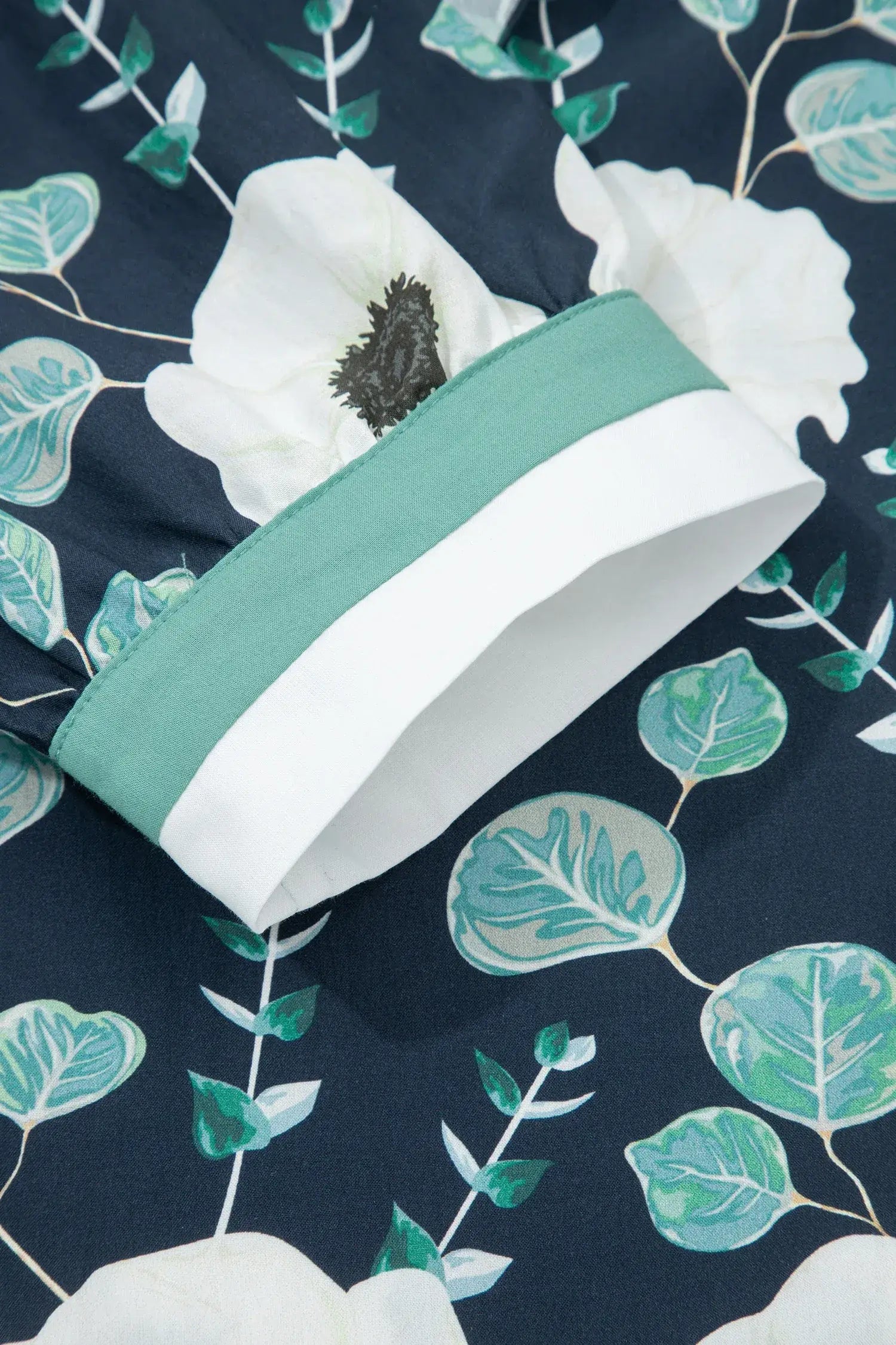 Blue Floral Print Striped Patchwork V Neck Short Sleeve Blouse - Sweet Fashion Wholesale