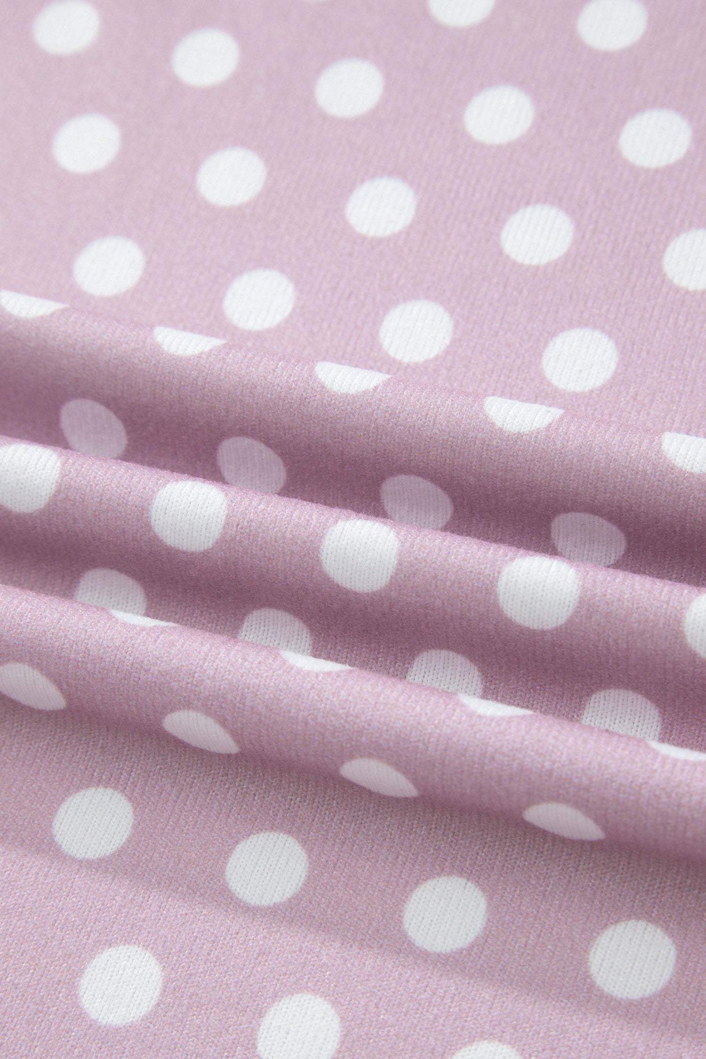 Pink Polka Dot Print Short Set