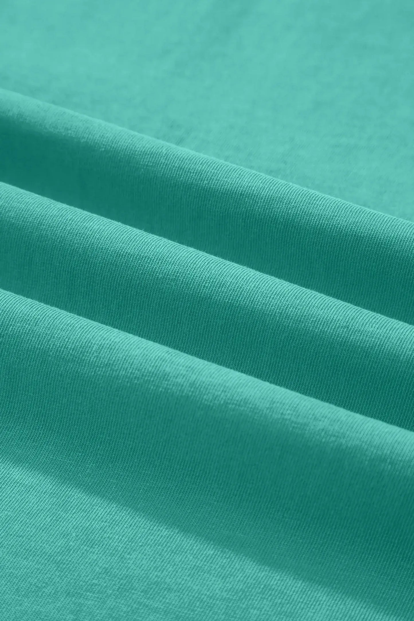 Mint Green Cotton Mineral Wash T Shirt - Sweet Fashion Wholesale