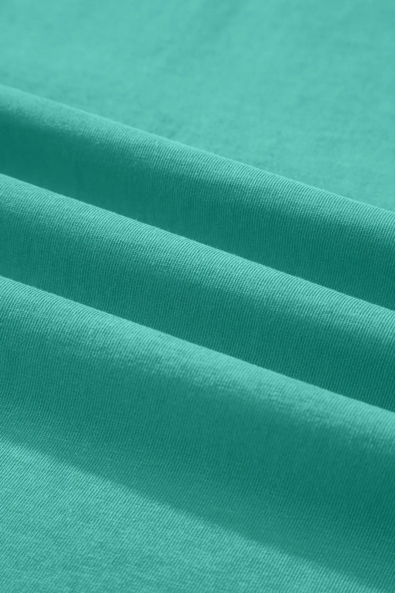 Mint Green Cotton Mineral Wash T Shirt - Sweet Fashion Wholesale