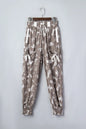 Khaki Western Cactus Cowgirl Hat Boot Printed Vintage Drawstring Jogger Pants - Sweet Fashion Wholesale