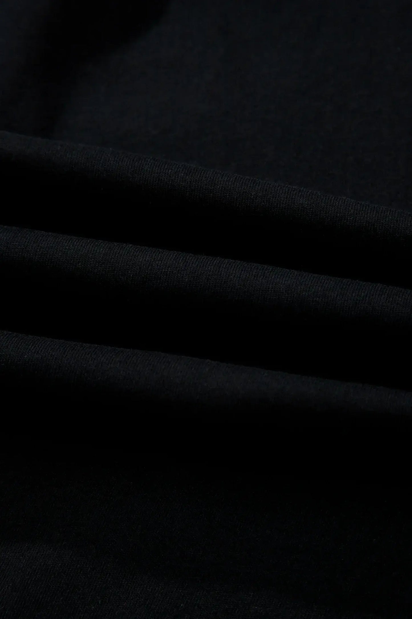 Black Leopard Bow Embroidered Cotton Round Neck T Shirt