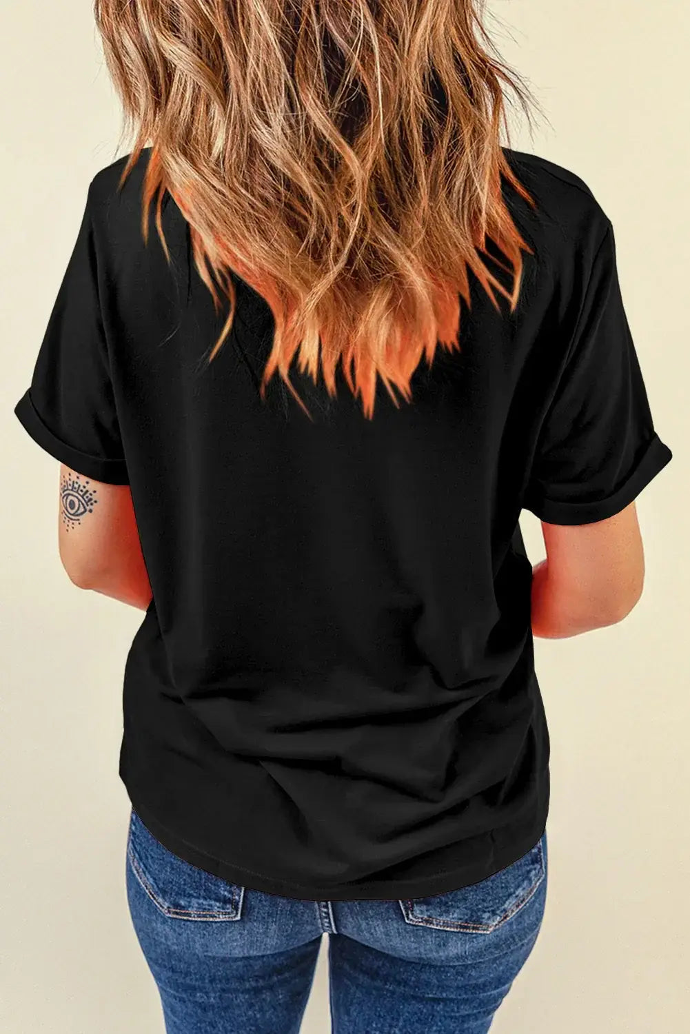 Mint Green Casual Plain Crew Neck Tee - Sweet Fashion Wholesale