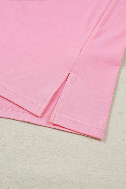 Bonbon V Neck Pleated Short Puff Sleeve Plus Size Blouse - Sweet Fashion Wholesale