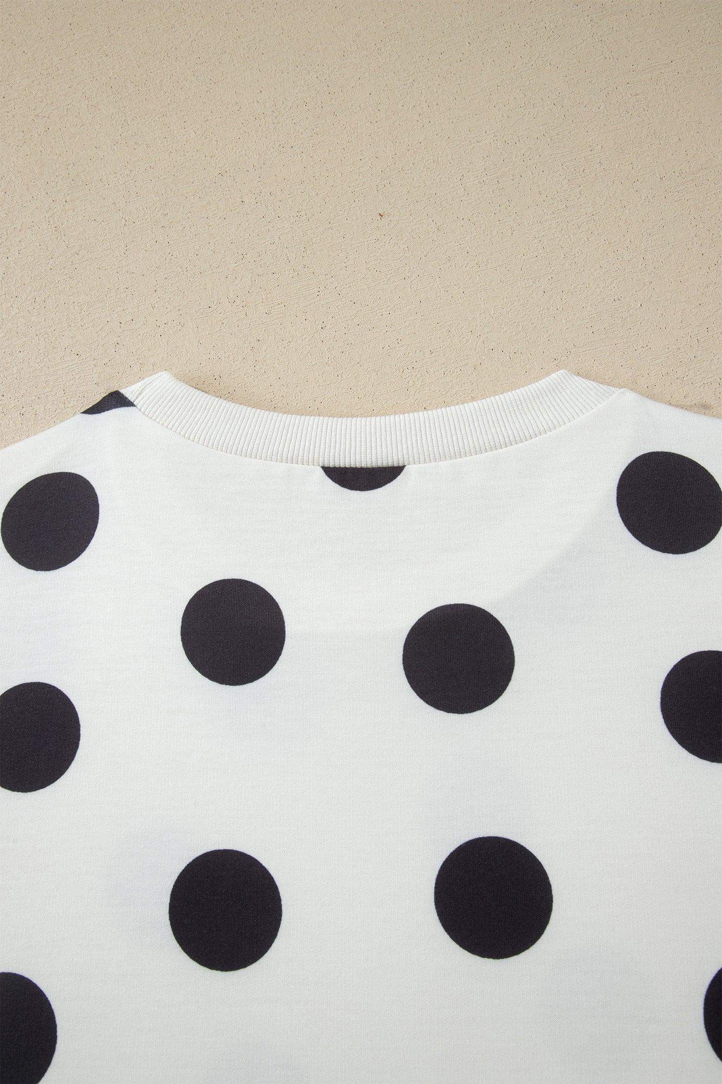 White Polka Dot Short Sleeve Top Casual Skort 2pcs Outfit - Sweet Fashion Wholesale